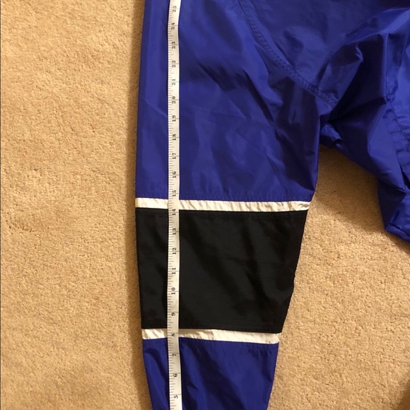 RARE VTG NIKE Purple Windbreaker Ringer Jacket M - Picture 8 of 8